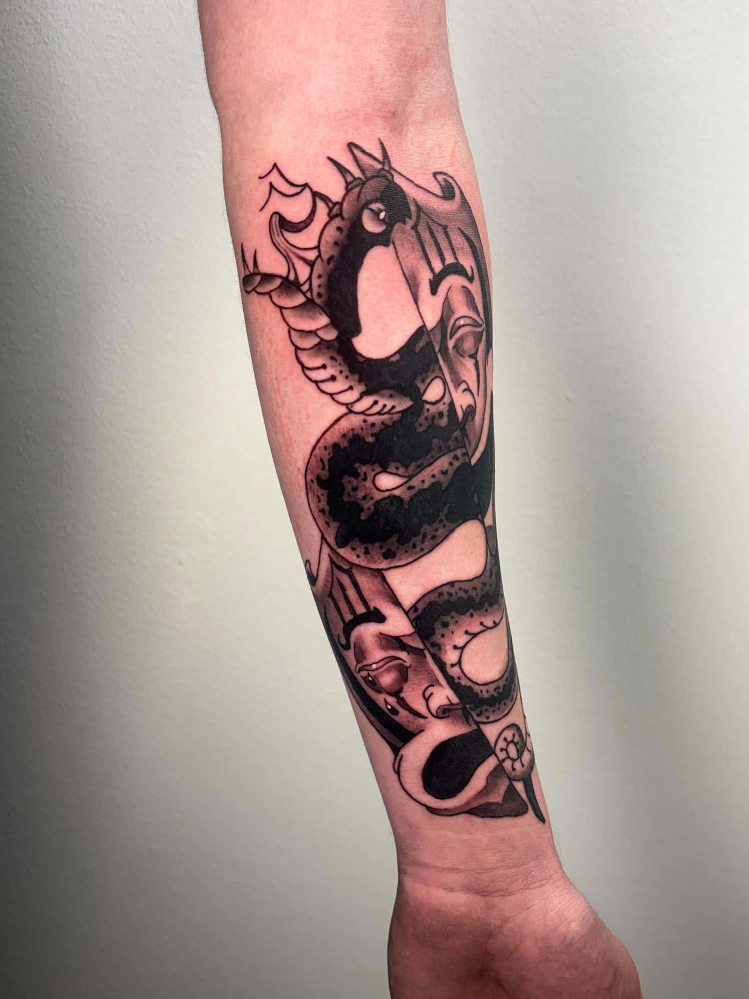 Tattoo-Arbeit aus dem Bare Black Studio